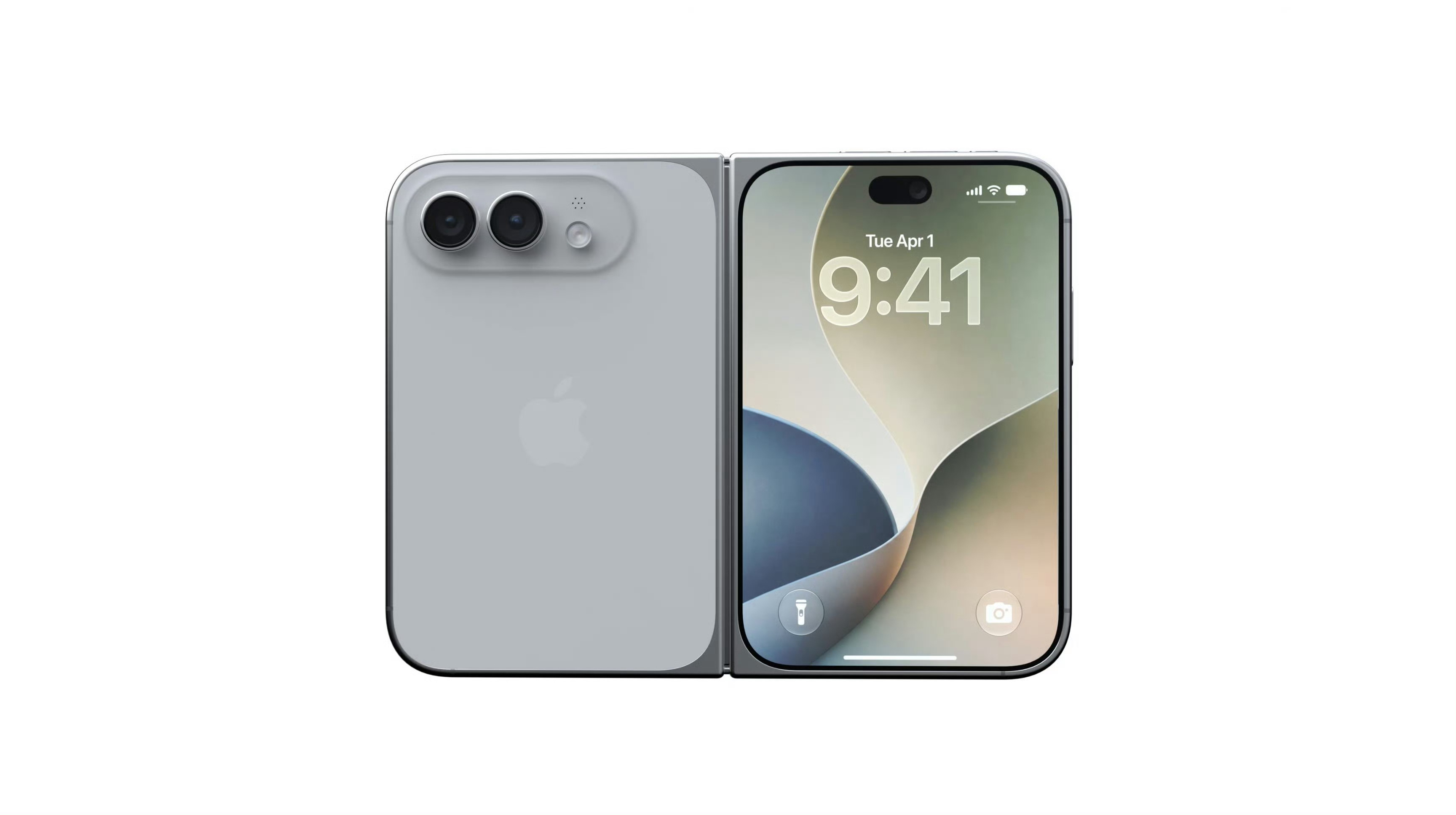 iPhone Duo看现在各路爆料，折叠iPhone起售价传闻来到2000美元，