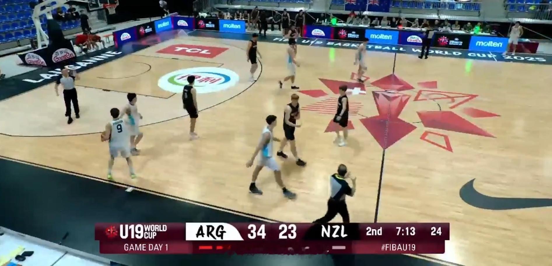 新西兰U19好浪啊～～fibau19世界杯 ​​​