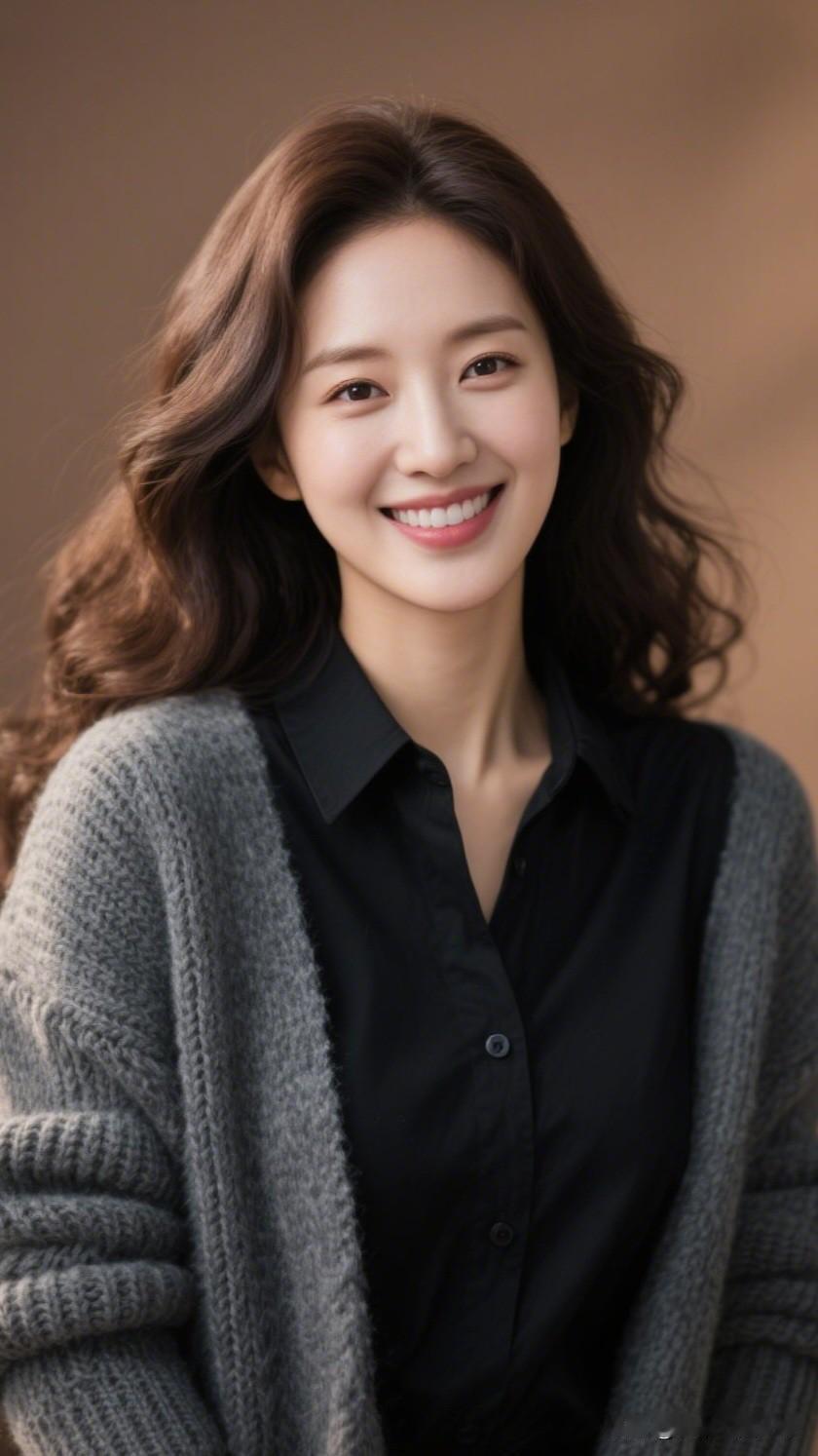 笑靥如花，温婉动人。你喜欢哪一种气质的美人? 温柔微笑，暖意满满，时尚穿搭，尽显