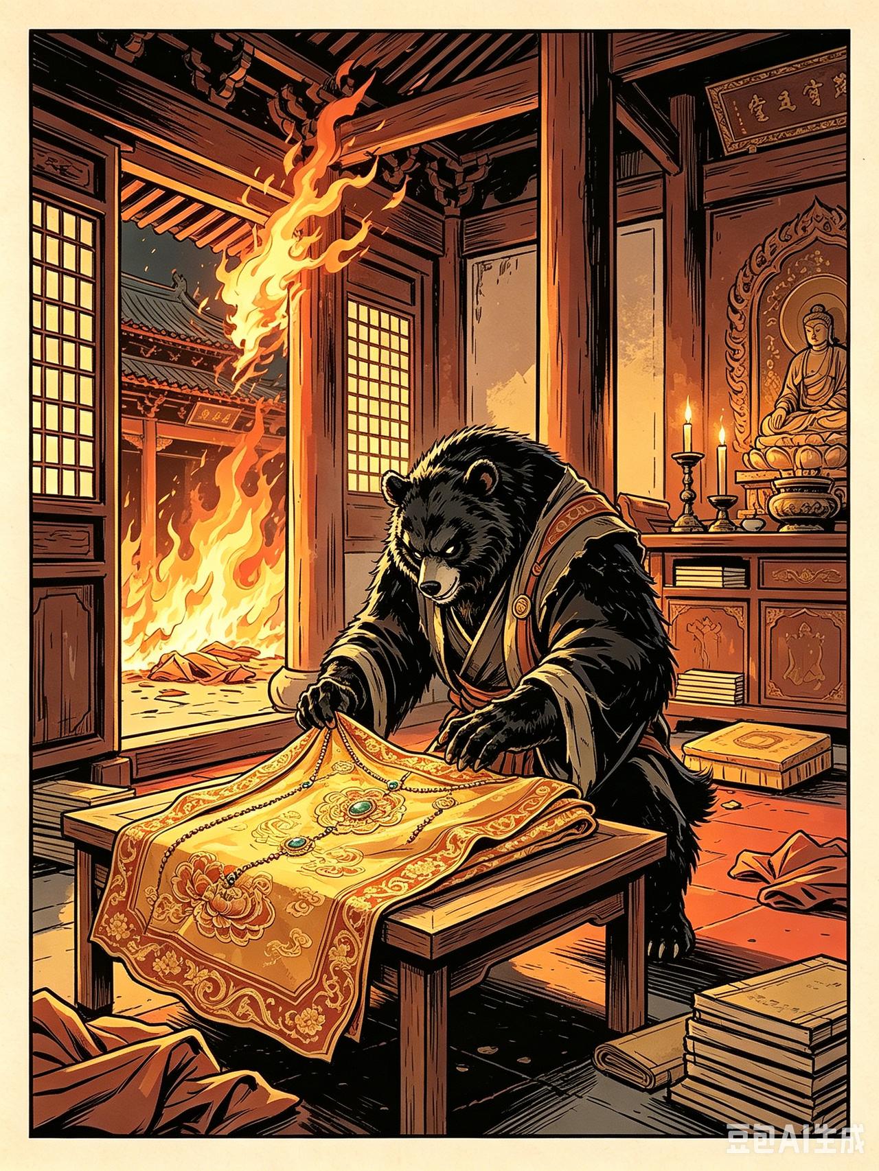 西游群妖原型之二：黑风大王黑熊精的原型，居然是梁山好汉时迁？

我们平时品读《西