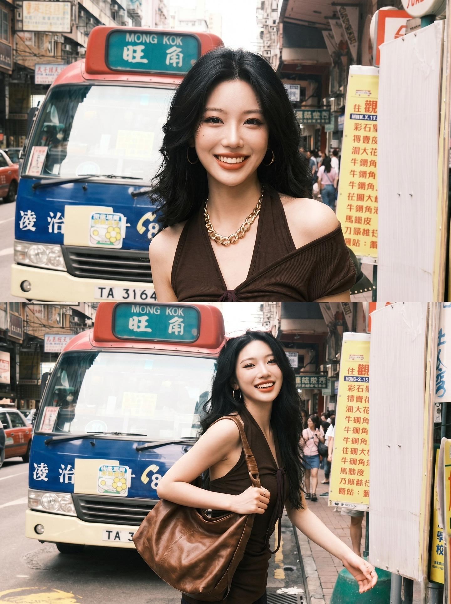 香港约拍📸随手叉腰就是90年代港风画报。