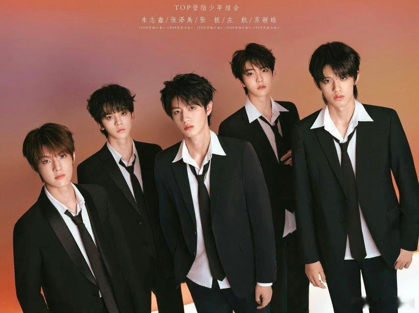 登陆少年应到5人实到5人太赞啦，TOP 登陆少年这次全员到齐！苏新皓回归，让队伍