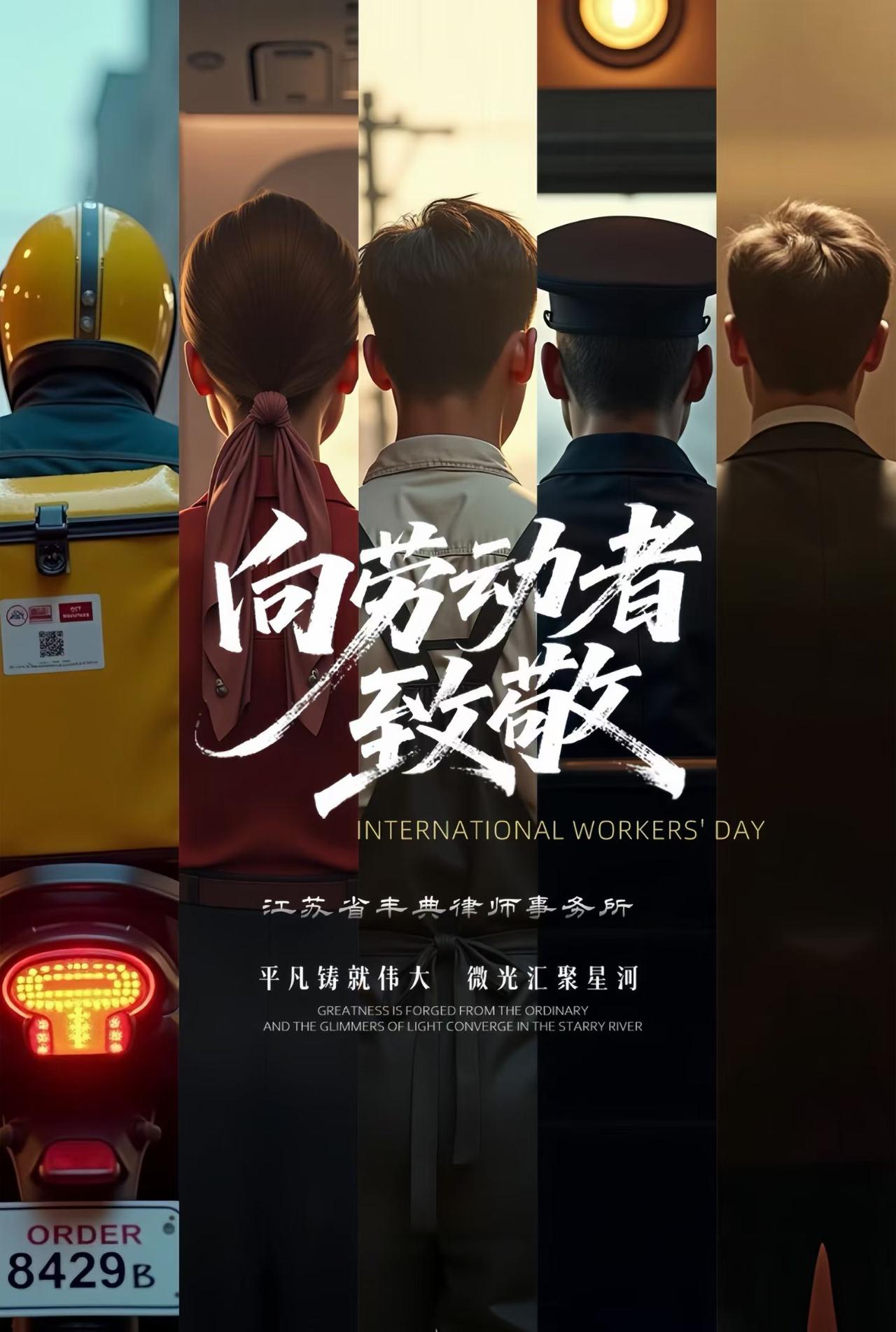 ⑤①· Labor Day劳动节
 👷双手创造幸福
 🌻耕耘必有回甘
 ㊗️