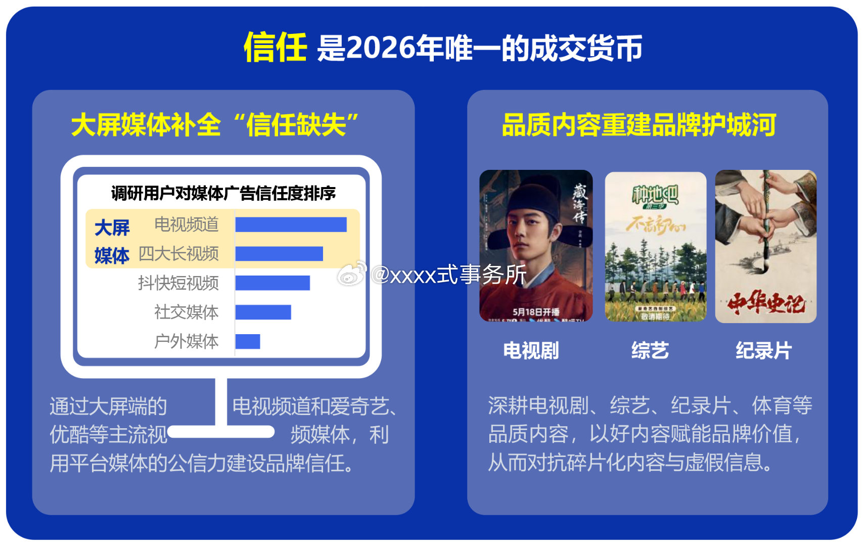 2026年优酷招商方面 品质内容重建品牌护城河电视剧板块代表肖战《藏海传》