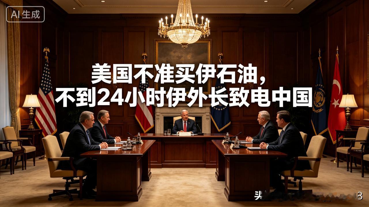 美国刚把制裁大棒挥向伊朗石油买家，还特意点名中国，不到24小时，伊朗就把关键电话