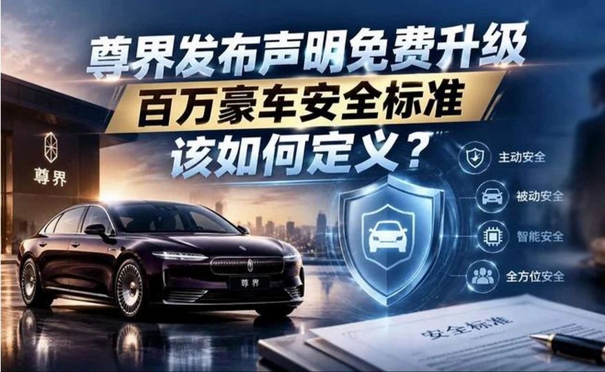 尊界发布声明免费升级，百万豪车安全标准该如何定义？#用知识读