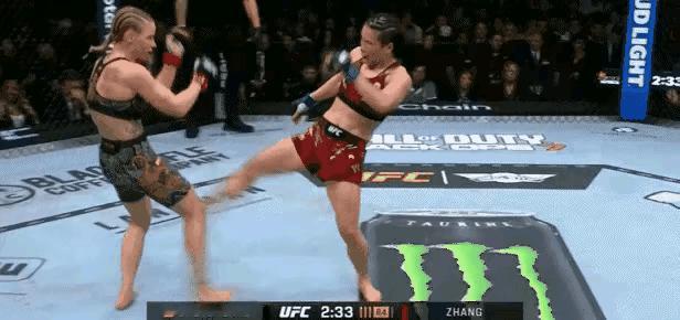 张伟丽遗憾落败，升重挑战的勇气让人敬佩！
比赛结果50-45的一致判定，张伟丽没