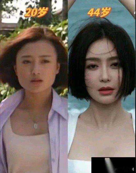 秦岚记得她之前是国字脸来着，可是还珠格格就已经是v脸了 ​​​