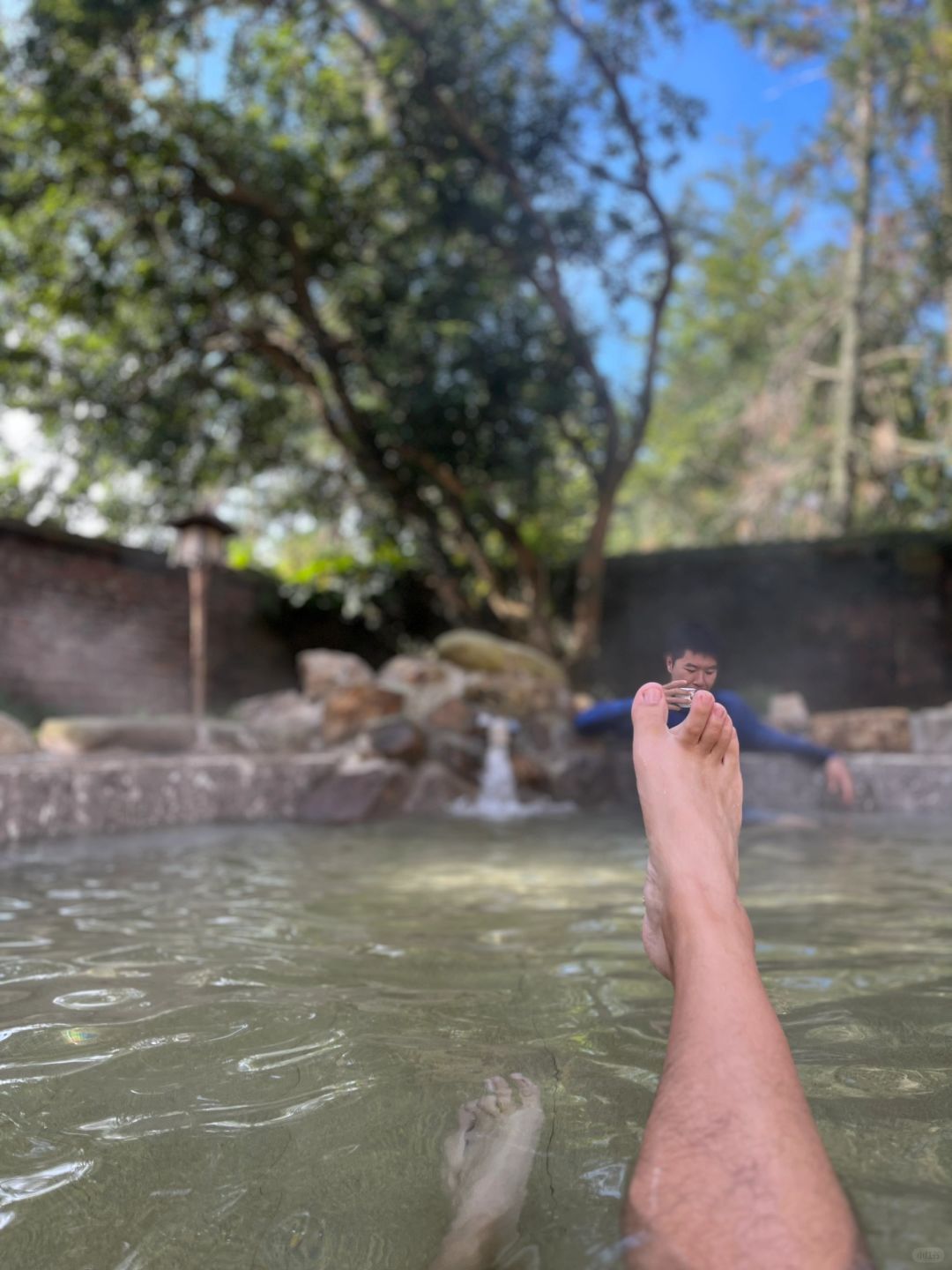 泡天然硫磺温泉！体验农村大赶集！