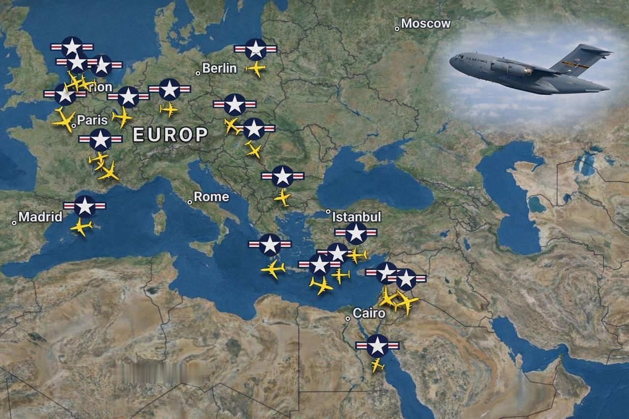 美国空军从停火开始以来，已向中东执行了819次后勤飞行。而战前三周仅为542次。