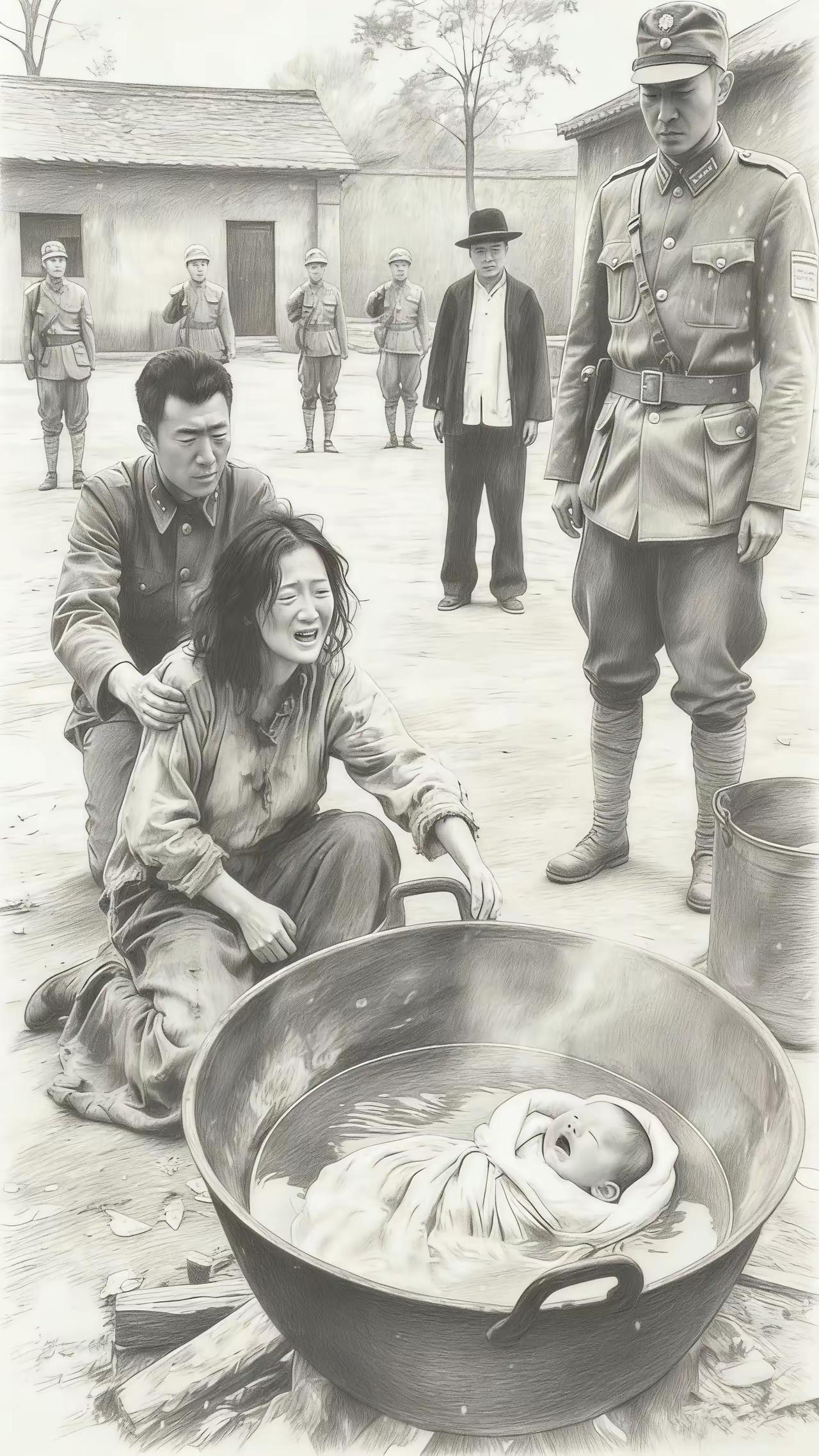 1943年寒冬，刺刀与沸水成为终极考验。面对怀中幼子将被投入滚烫的威胁，张立的选