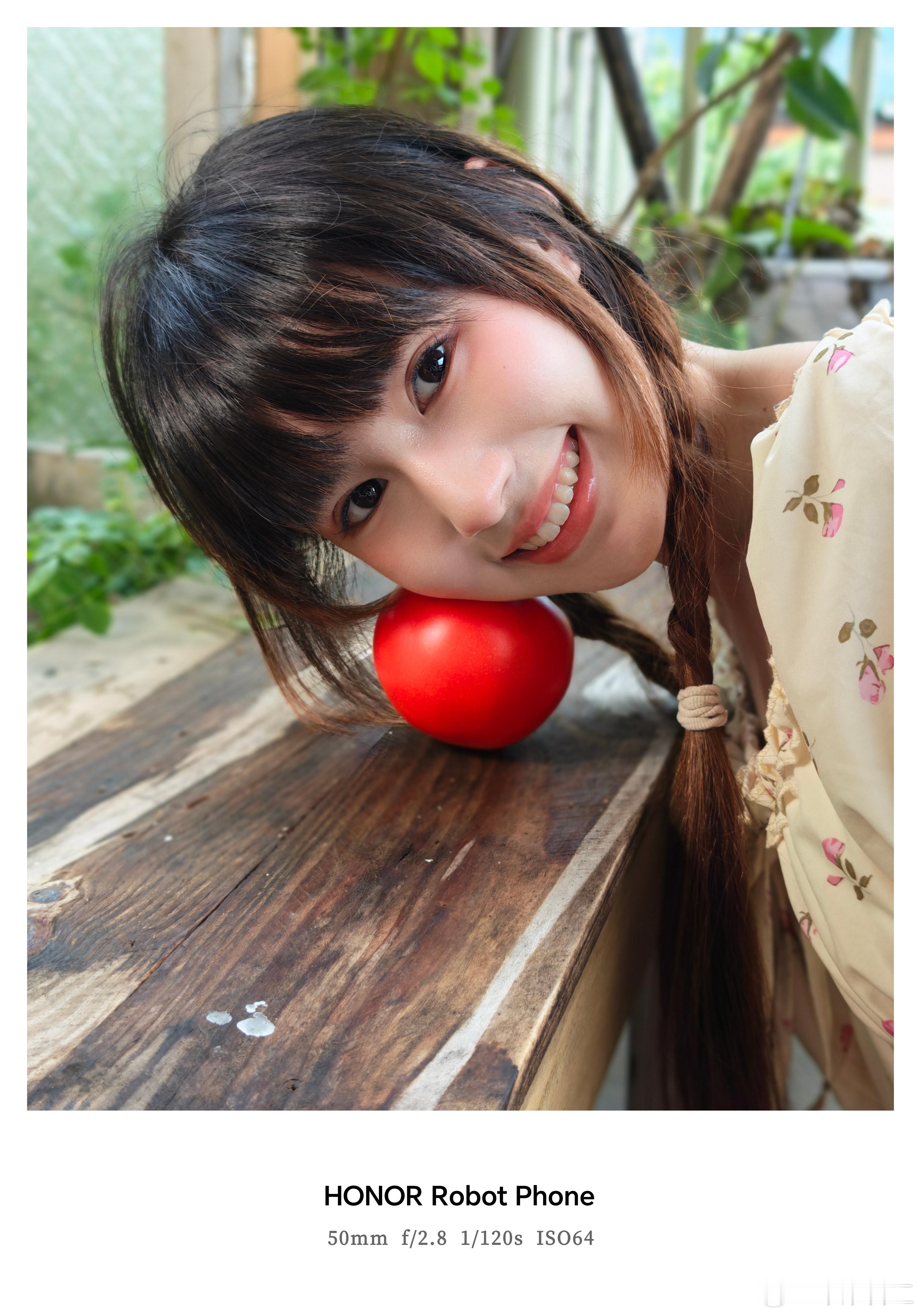 早ﾉ☀Robot Phone的人像效果～，大家觉得怎么样？荣耀每天早起打卡荣耀R