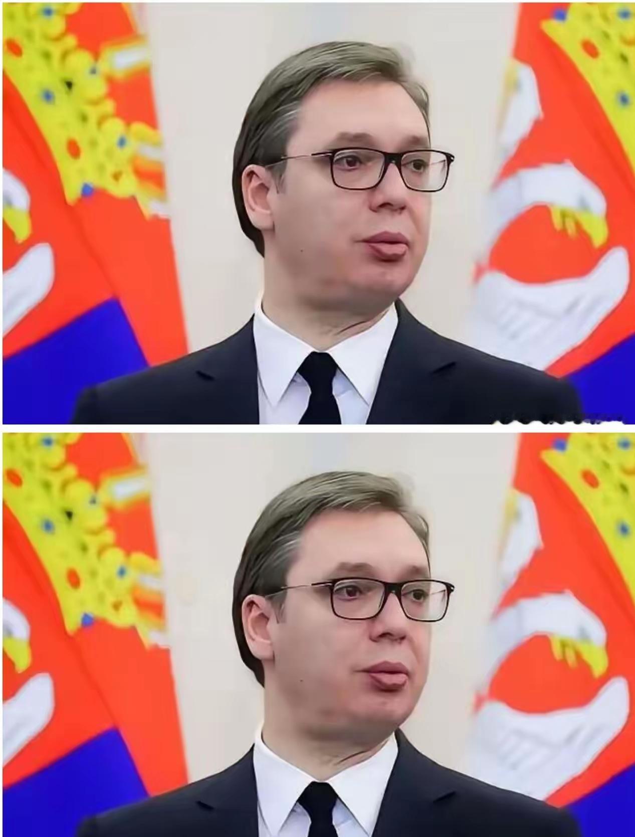 就在刚刚得知
塞尔维亚总统突然宣布了
匈塞铁路塞尔维亚段全线通车，武契奇坐完直呼