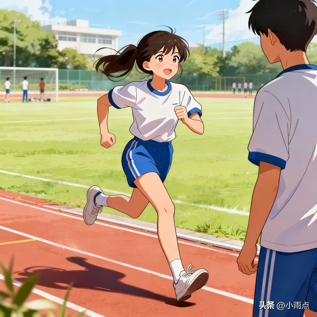 如今的女孩子也不知吃了什么？

个个都像雨后春笋般，个头蹭蹭往上长。

我儿子初