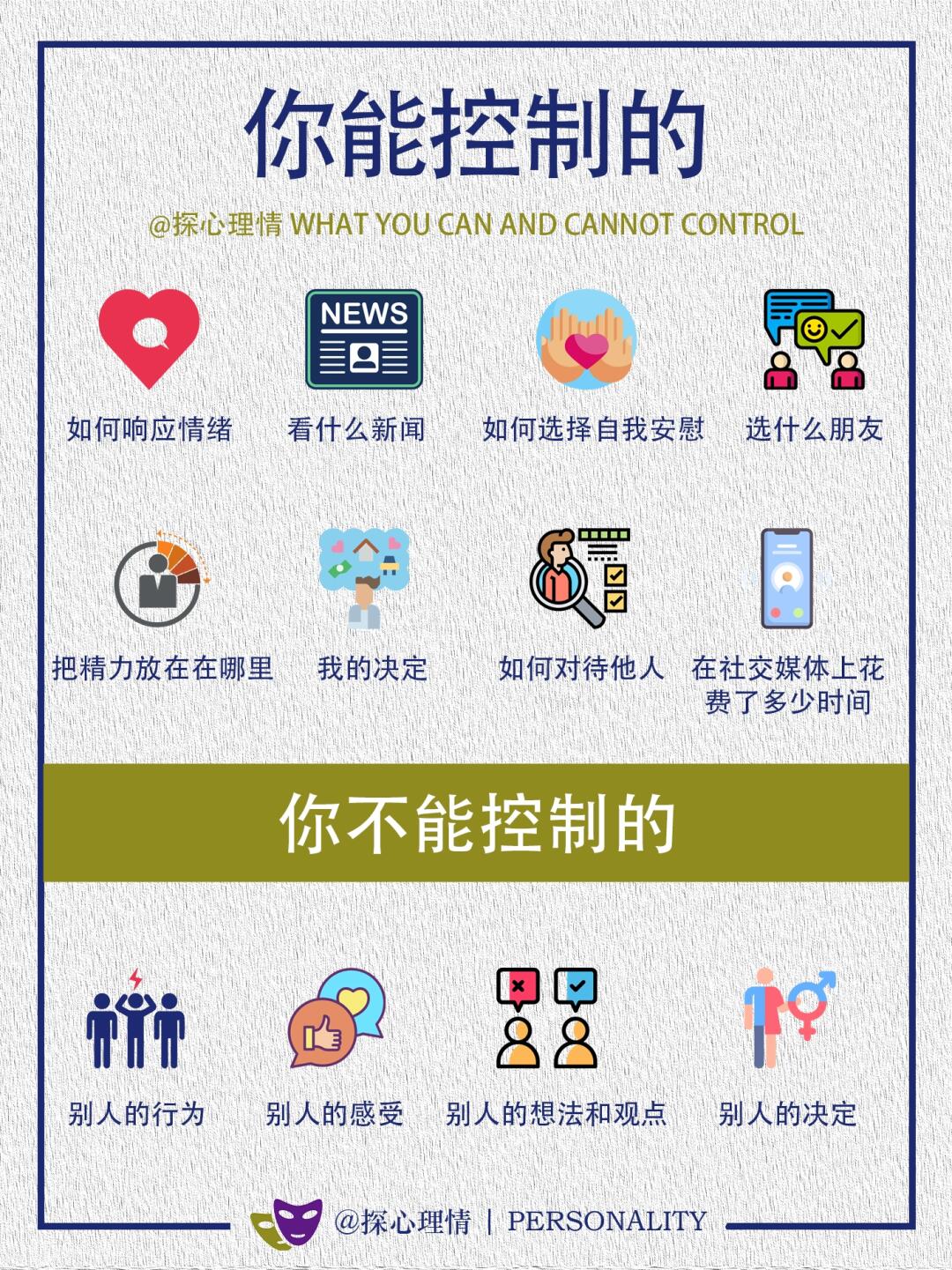 专注于你能控制的，让你更有力量和幸福
