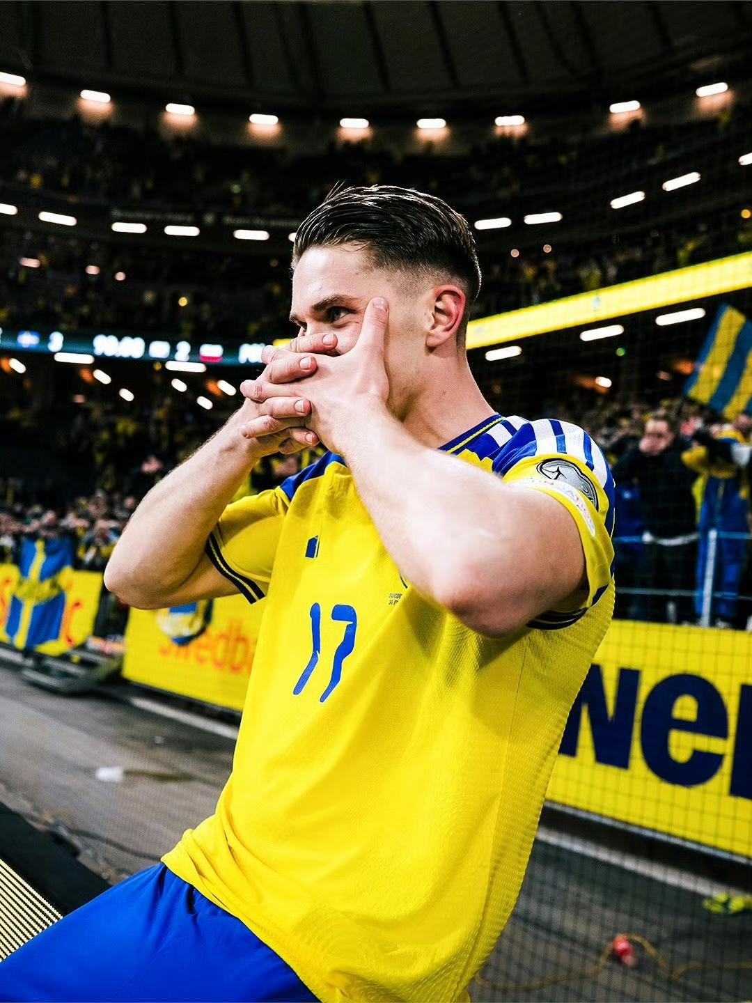 “北欧海盗”瑞典，世预赛小组赛2平4负，小组垫底，不过凭借欧国联拿到了参加附加赛