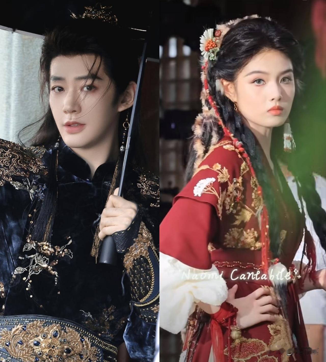 这么看艾米还蛮励志——之前在侯明昊主演的《大梦归离》中担任小配角，后来在《雀骨》