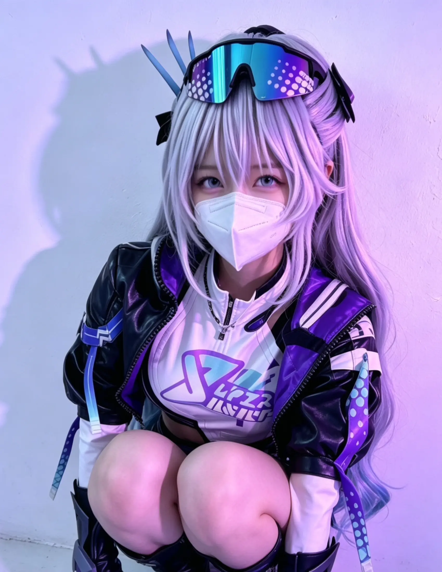 银狼 银狼lv999。    再发一点吧~明天发不戴口罩的~口罩下是未...