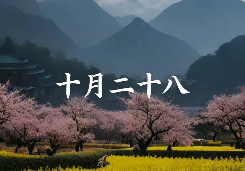 今天（公历 2025 年 12 月 17 日）正好是农历十月二十八，干支是乙巳年