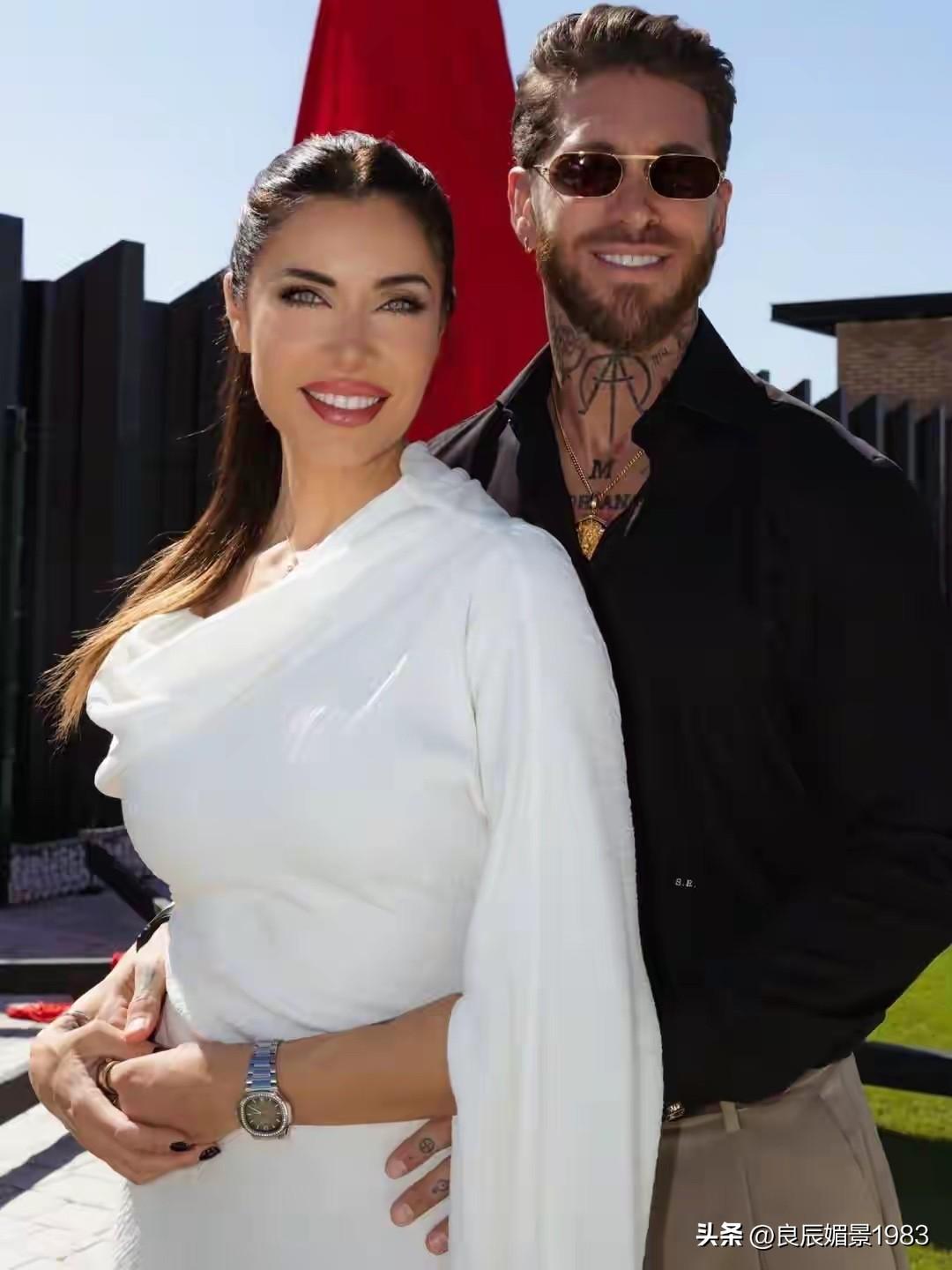 水爷拉莫斯迎来了40岁生日，妻子皮拉尔-卢比奥 (Pilar Rubio)在社交