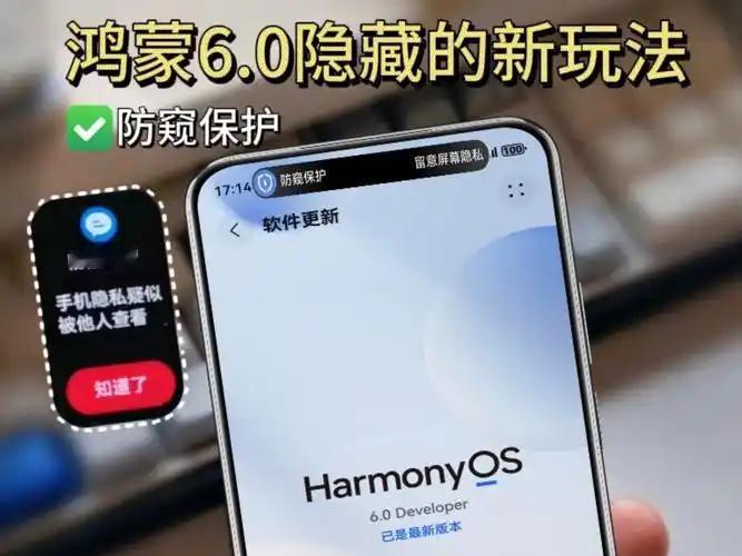 家人们，有没有发现鸿蒙6的AI防窥？

我大爱鸿蒙6的AI防窥，真的是太懂我了！