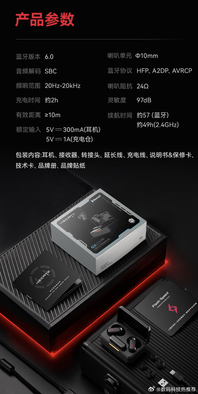 【漫步者推出 HECATE GX03 Ultra 真无线 TWS 耳机：10mm