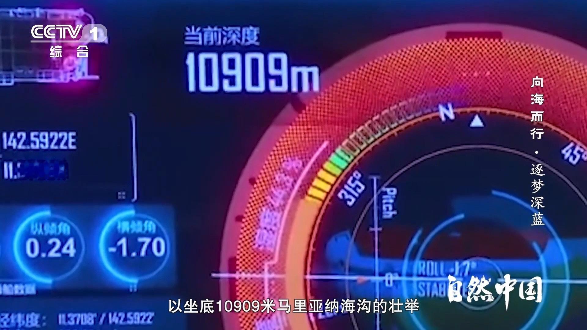 被一个个大国重器飒到了中国深潜器从