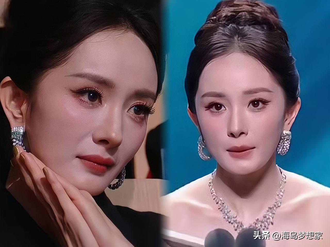 换谁都会失落，杨幂白玉兰这场真的意难平！

真不怪杨幂典礼上难掩低落，换任何一个