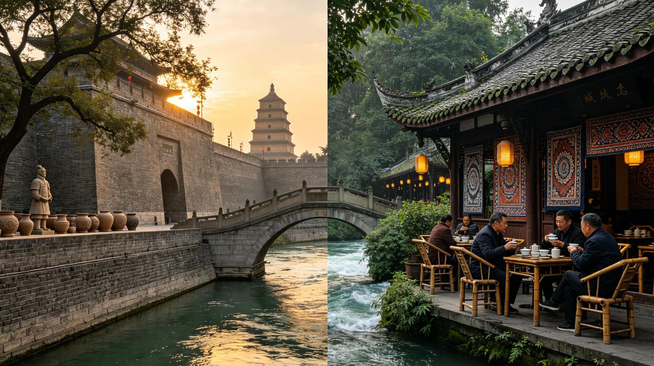 有人说西安是“十三朝古都”，周秦汉唐往那一摆，就是半部中国史。秦始皇陵、大雁塔、
