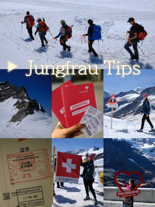 🇨🇭少女峰玩耍🎿10条有用攻略