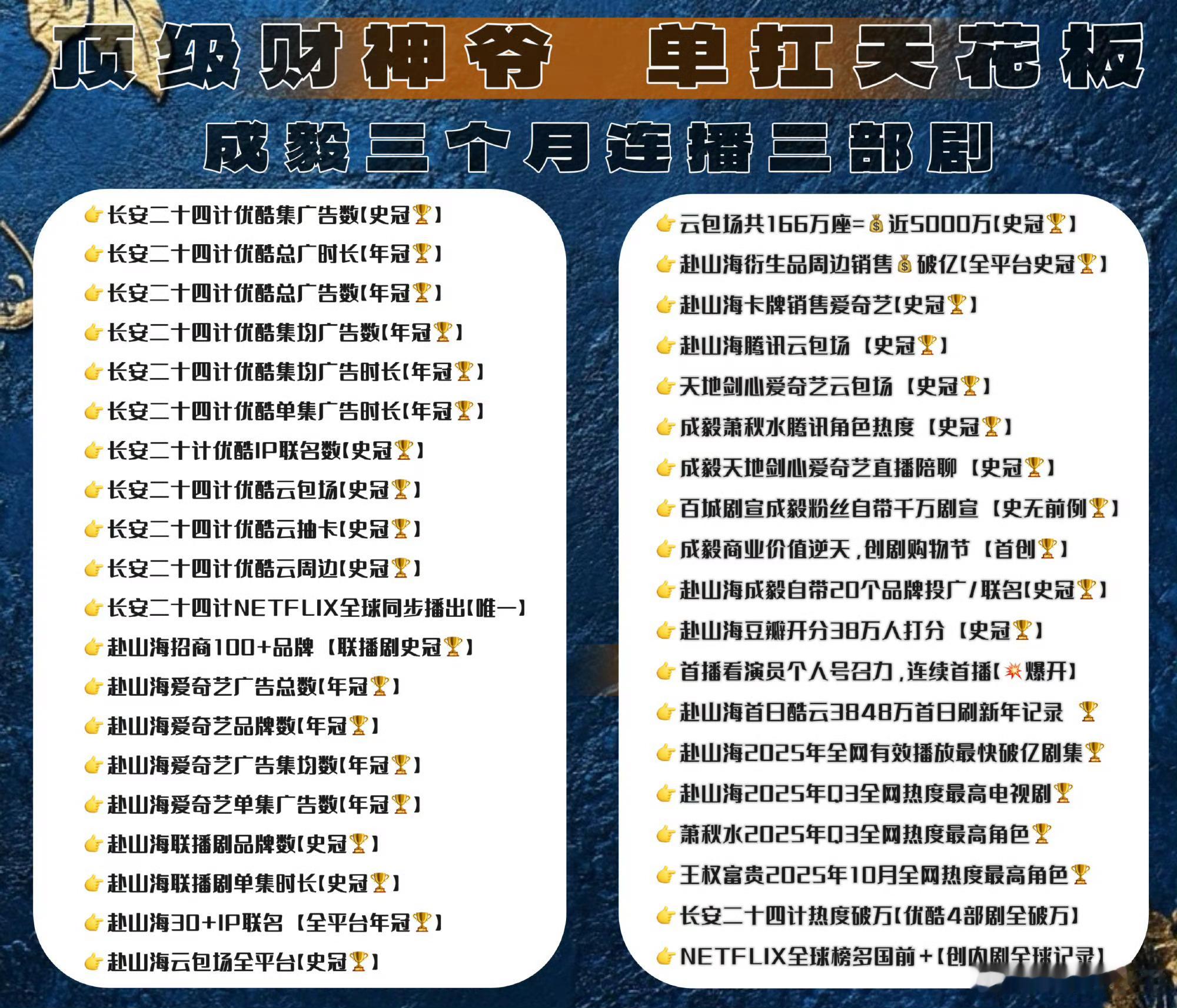 致敬🫡成毅内娱史诗级单扛 
