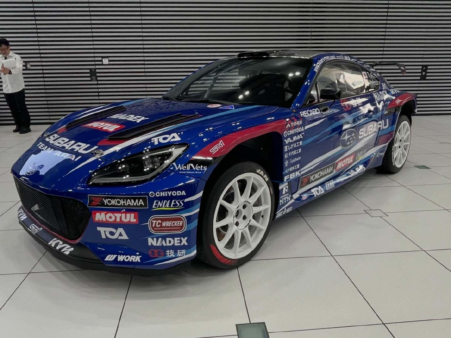 这是改成四驱？跑拉力赛？斯巴鲁BRZ 拉力赛车 PIC：SUBARU