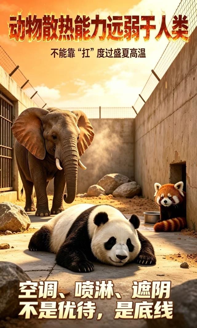 不整改，不停止发声！
清远长隆承诺6月中旬要给14头亚洲象建遮阳棚，如今烈日把地
