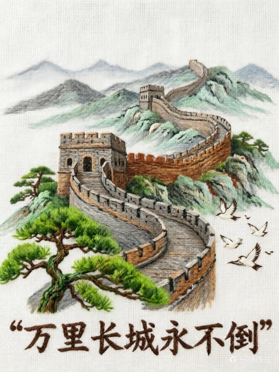 这张图发了我两个多月时间，一针一线坚持终于🈶结果了[赞][赞][赞]