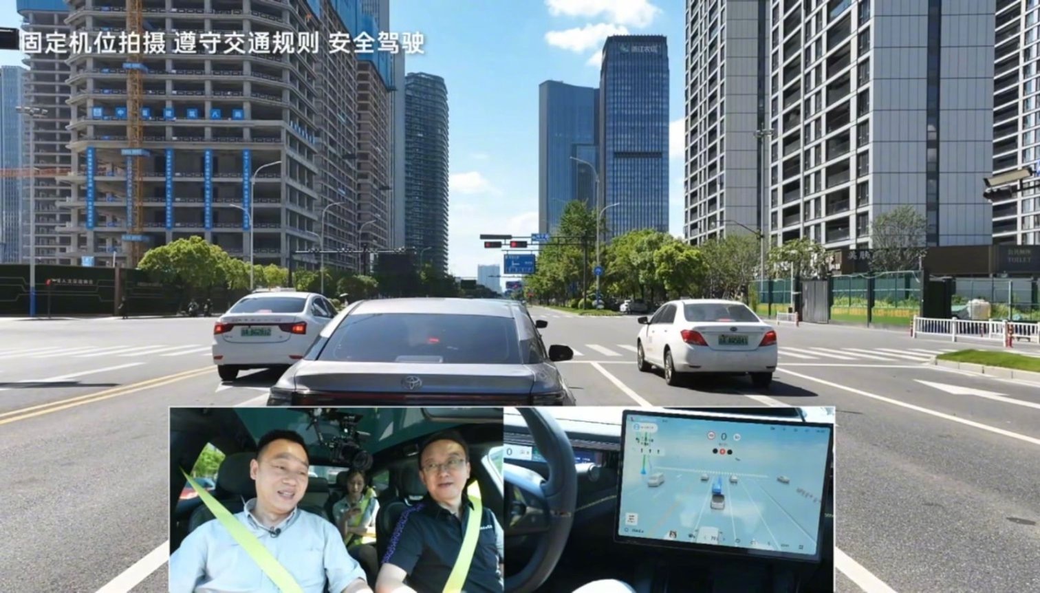 8月8日，领克10 EM-P在杭州城区直播测试辅助驾驶，展现其在复杂城区及高速场