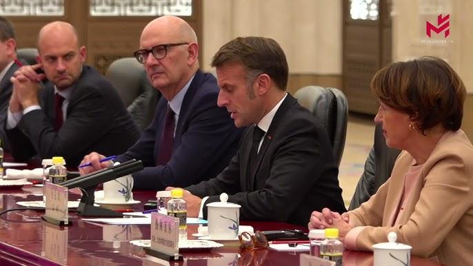 马克龙实在太鸡贼了！要的有点多，但又给的太少了。他曾在欧洲呼吁减少对中国的科技依