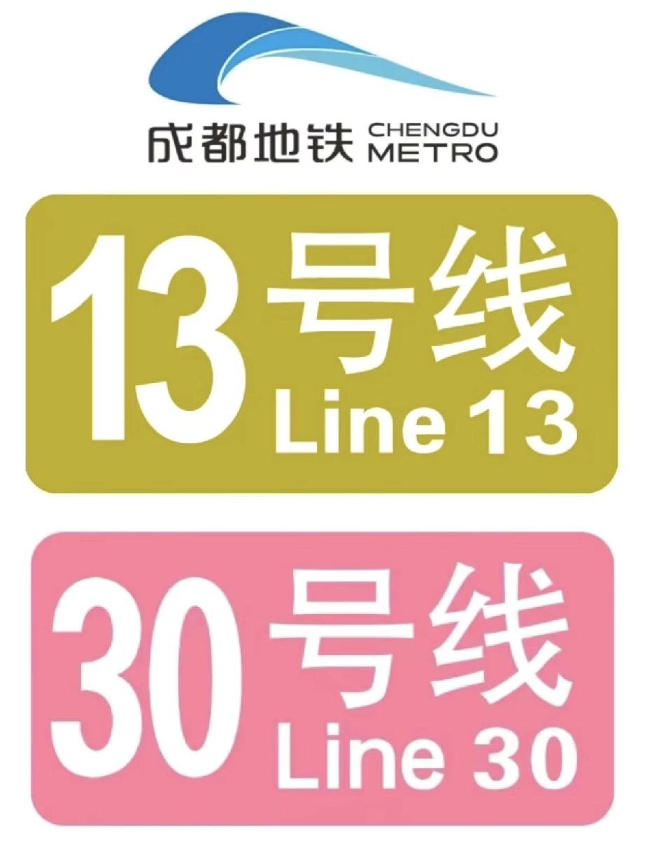 成都三圣乡和大面人民期待已久两条地铁，开通时间定了！

第一条13号线，该线路于