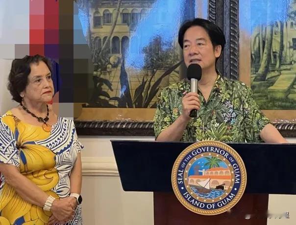 昨天赖清德在关岛窜访犯了一个常识性大错，在台岛任何一个中学生都懂，赖清德自诩地理