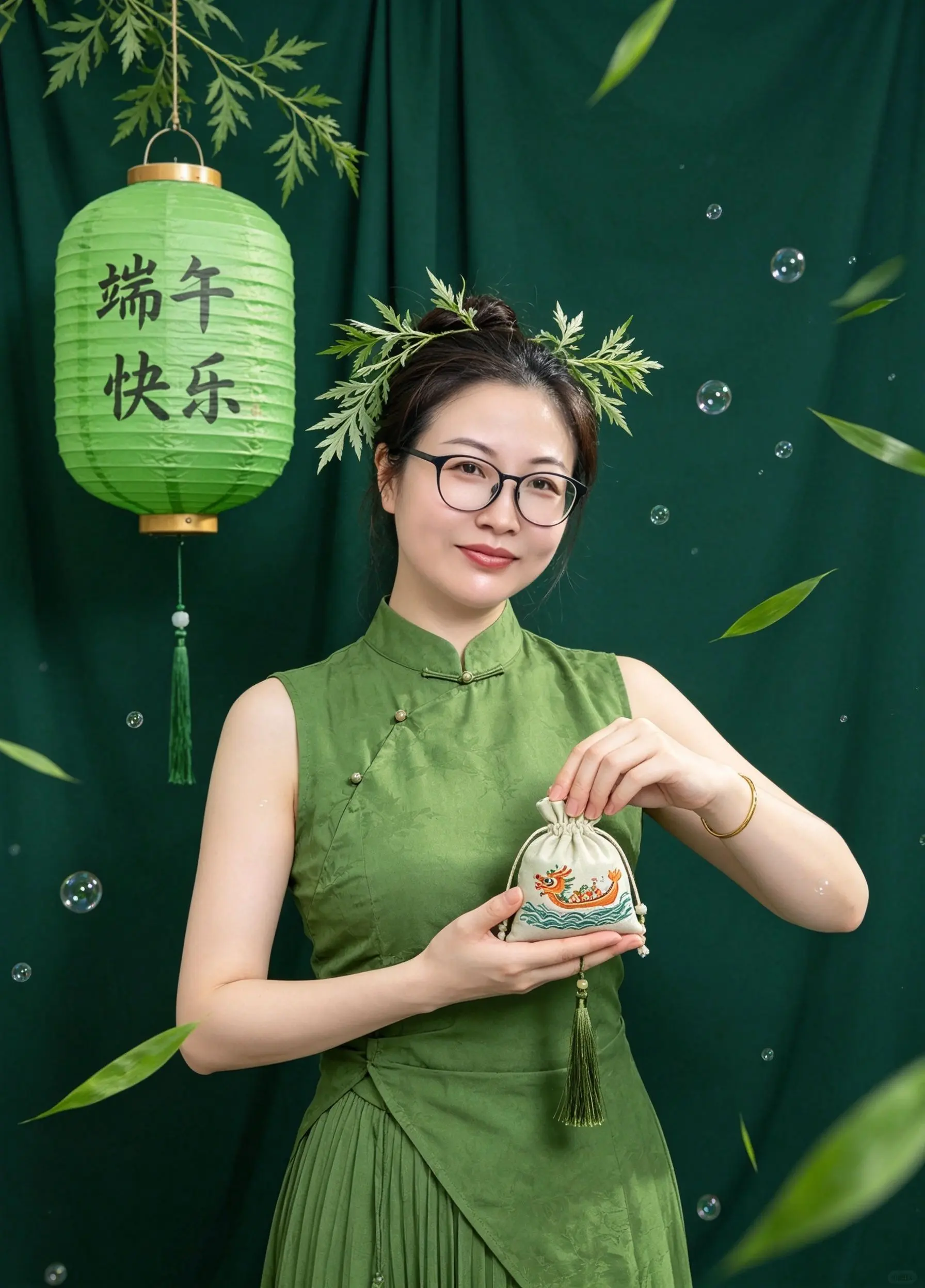 AI端午国风造型 ai创作 中国传统节日端午节 端午国风挑战 粽是好运