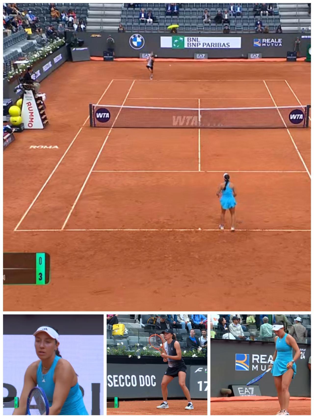 2026跟着网球🎾环游世界
     罗马1000公开赛女子单打下半区的四分之