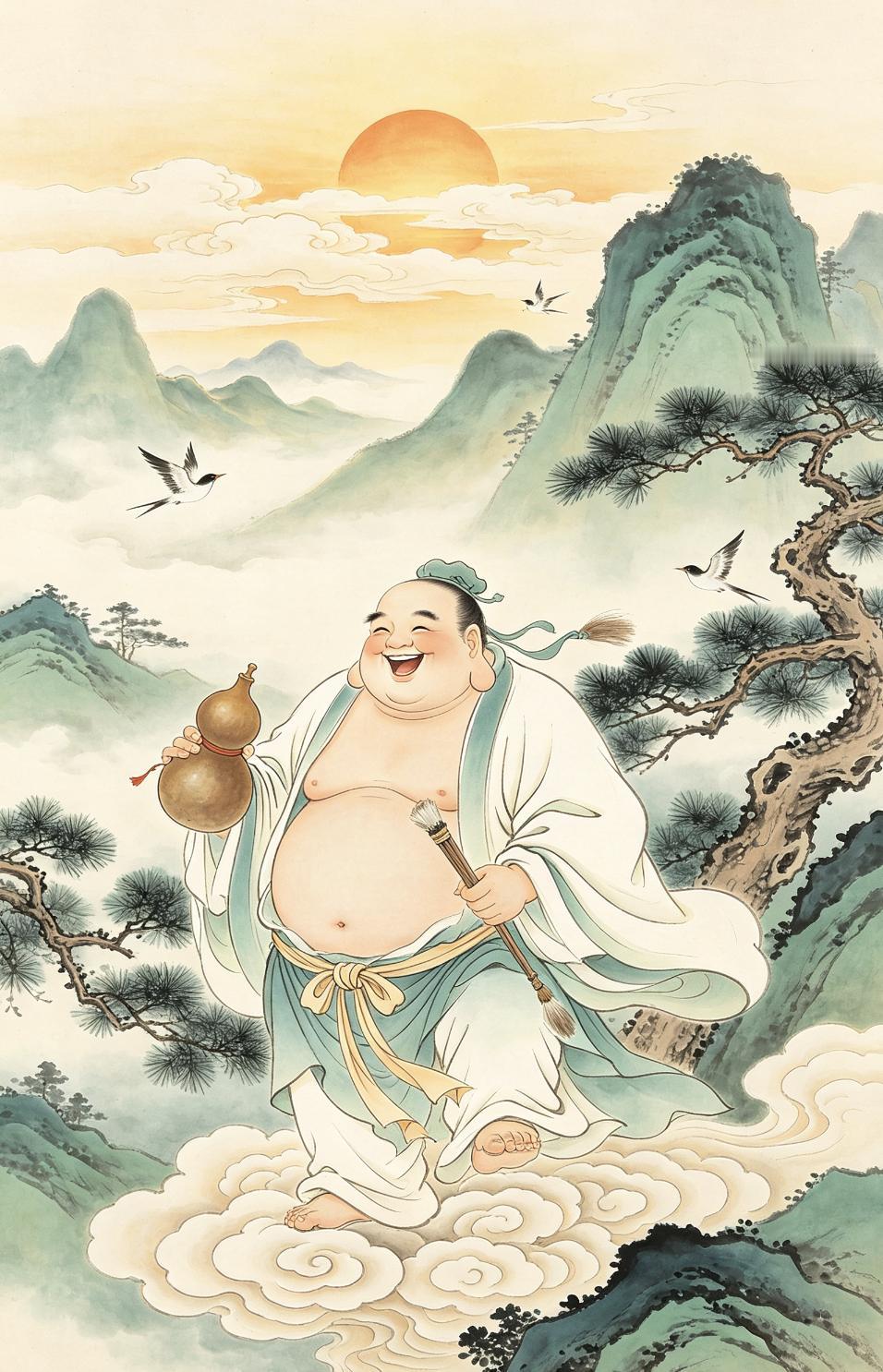 “福薄之人看五官，厚福之人看气韵”
从道家讲，要多跟胖胖的人在一起，他们脸圆、眼