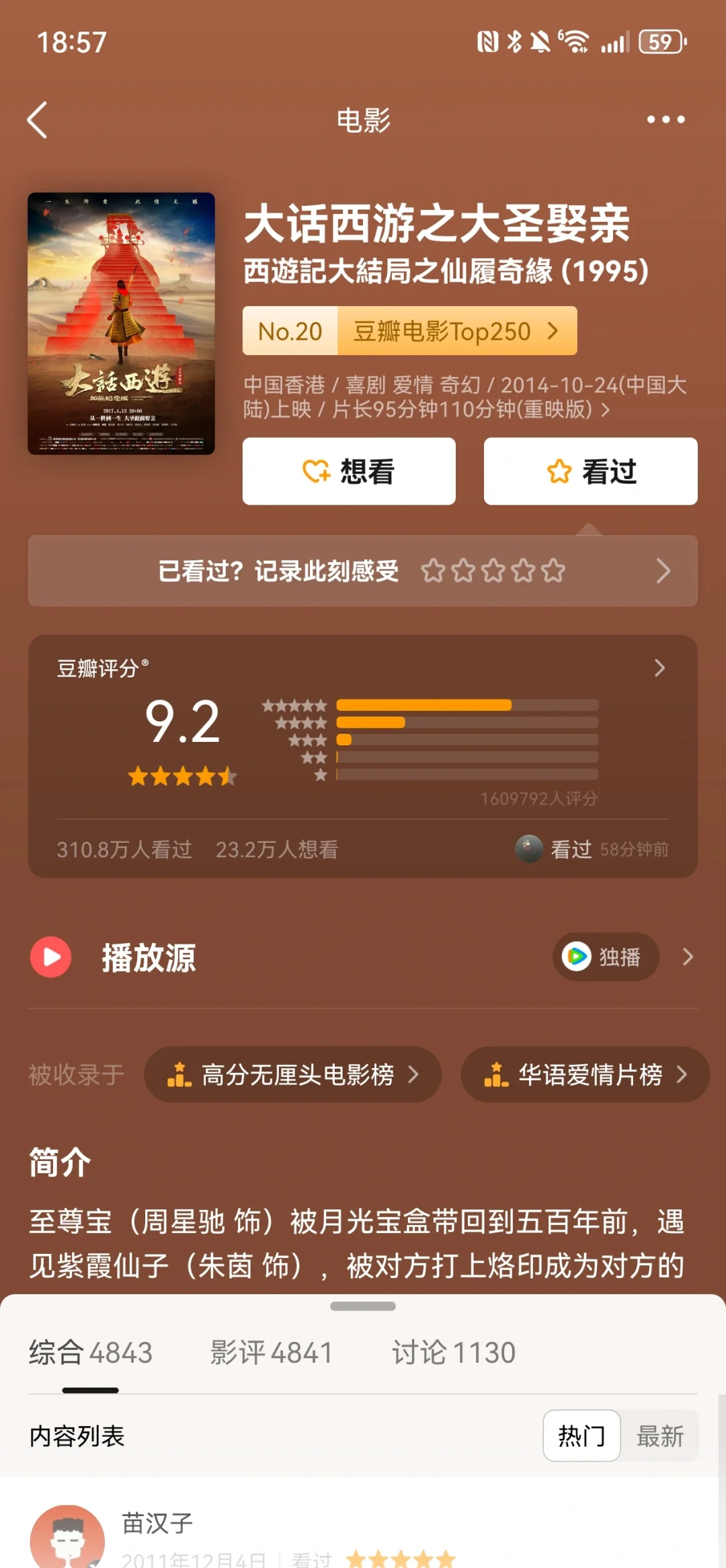 豆瓣均分8.5‼️超高分无厘头电影榜🆘
