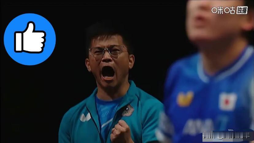 张本智和在多哈的比赛中叫了6局，声音特别响亮，林昀儒的教练王翊泽实在忍不住了，比