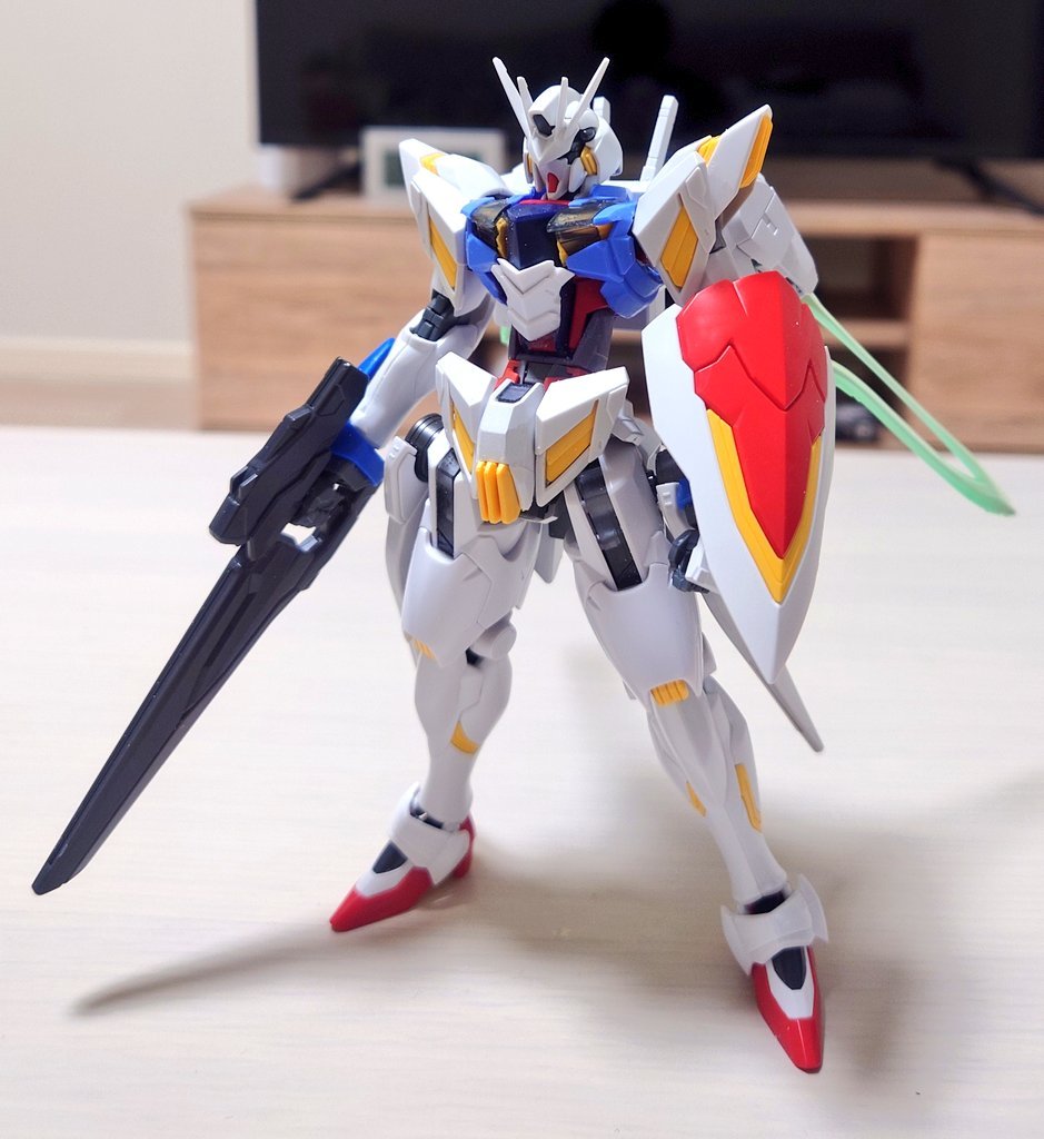 ハムスターマン的HG套件混搭——煌高达头部+风灵胴体+G夸背包+狼王裙甲高达模型