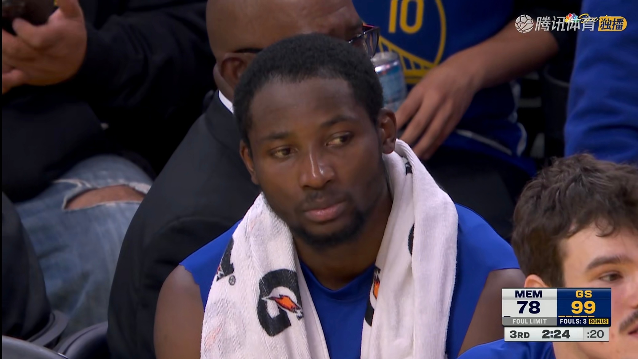 库明加今天25+10，赛季首个两双✌🏻勇士大胜灰熊[舔屏]灰熊vs勇士 ​​​