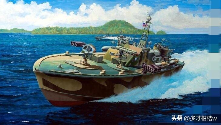 肯尼迪中尉的PT-109鱼雷艇是1942年3月-7月由花旗国布鲁克林的纽约海军造