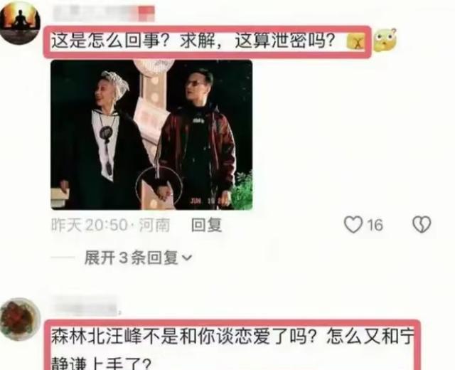 汪峰与宁静在节目中的牵手引发舆论热议，传闻不断。宁静终于回应，澄清与汪峰只是节目