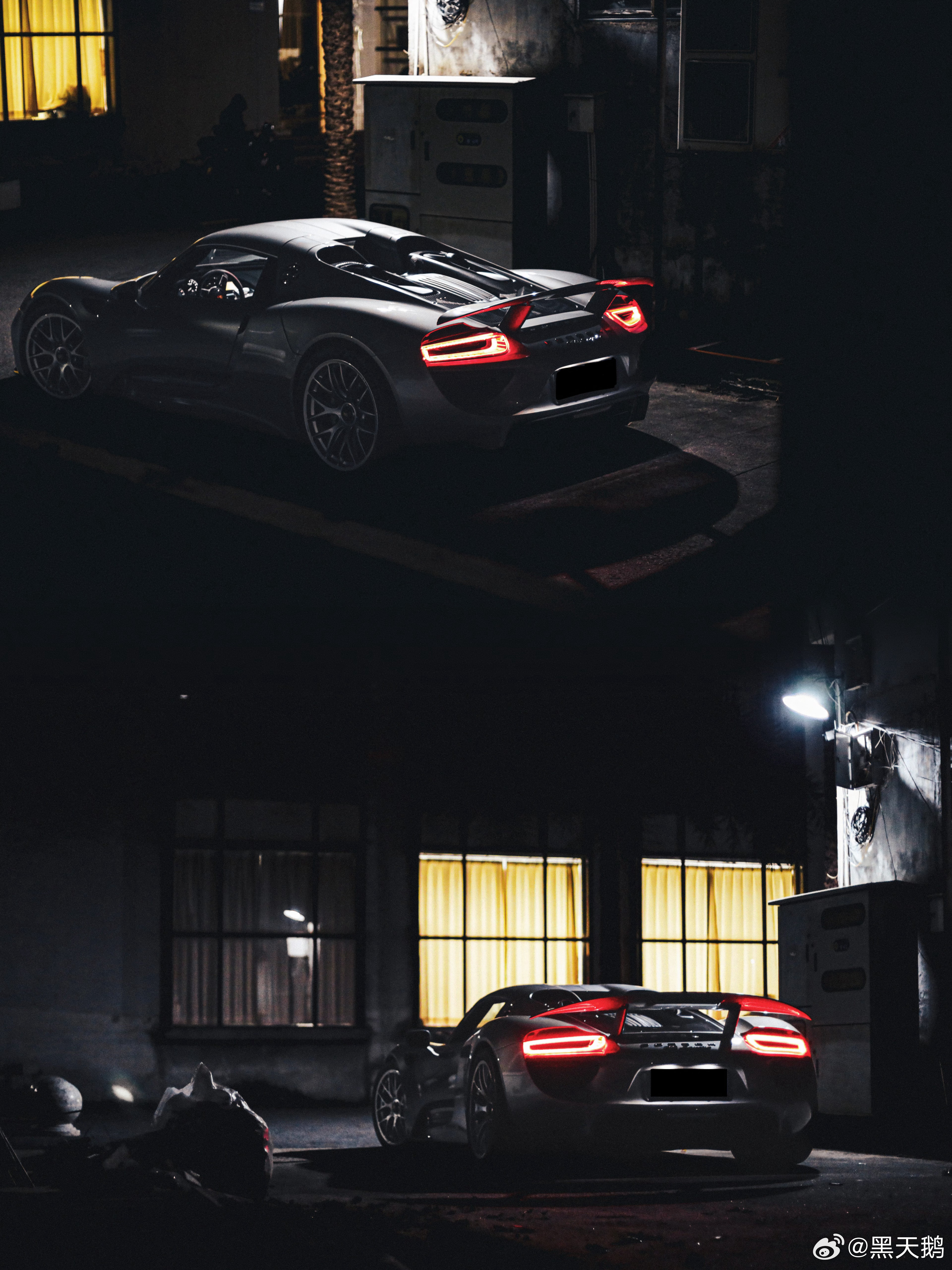 祖传GT银的保时捷918 Spyder，组合Weissach的铝镁合金轮圈，有种
