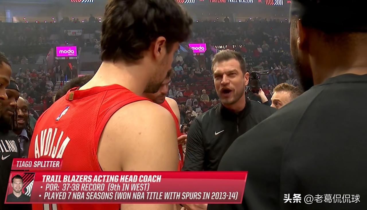 开拓者主帅斯普利特真被杨瀚森给气坏了！在今天开拓者主场以123：88大胜奇才的比