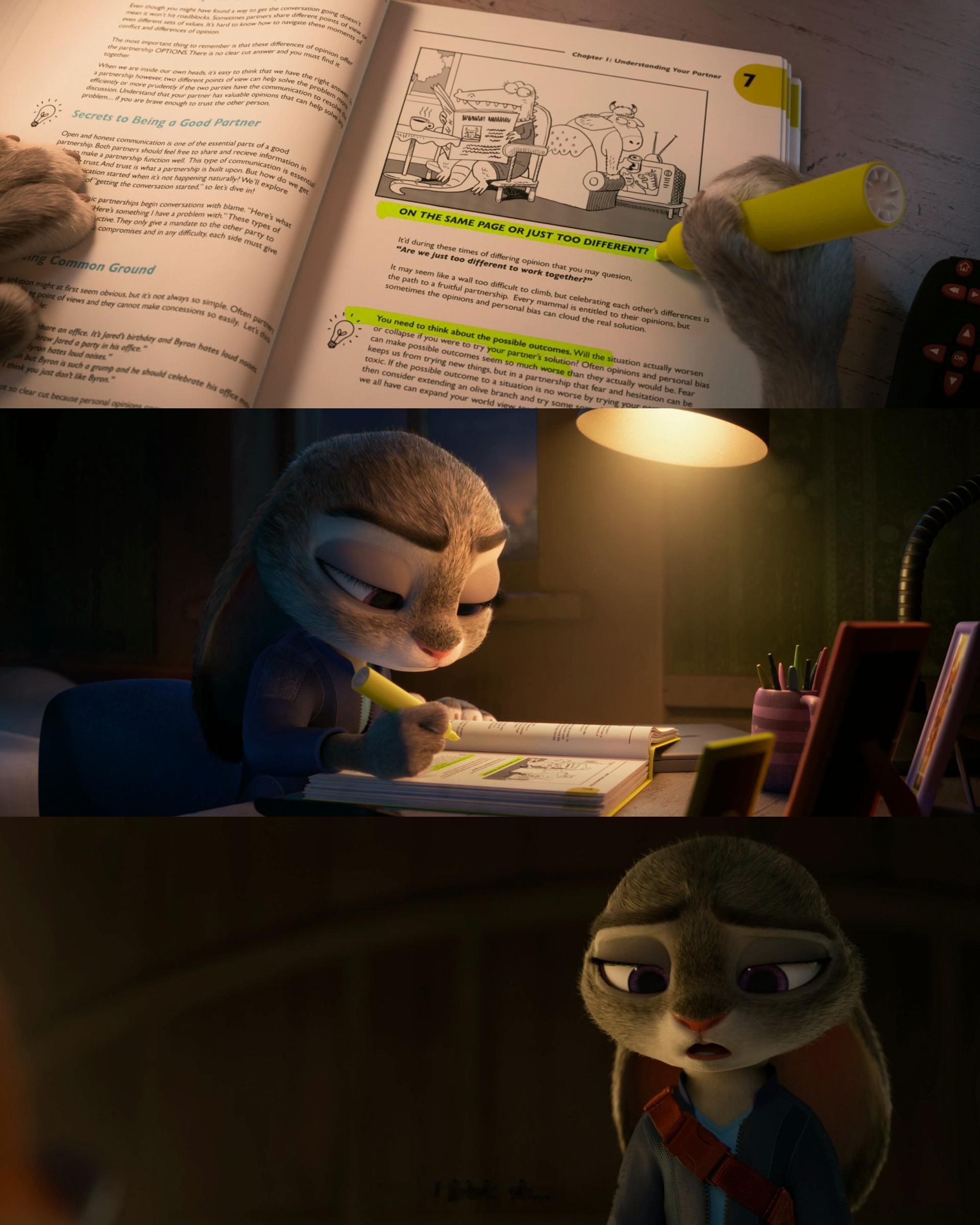 李慕白拉片 拉片才发现，原来《动2》对朱迪与尼克关系的刻画有一条很隐蔽的细节线。